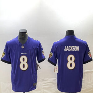 Lamar Jackson Purple Jersey