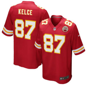 Travis Kelce Red Jersey
