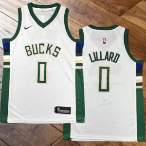 Damian Lillard White Jersey