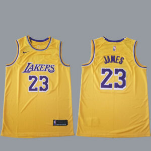 LeBron James Gold Jersey