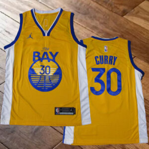 Stephen Curry Yellow Jersey