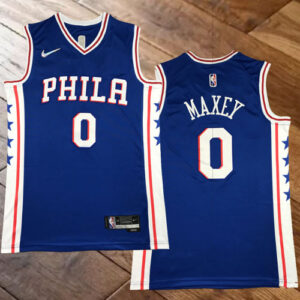 Tyrese Maxey Blue Jersey