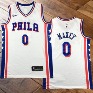 Tyrese Maxey White Jersey