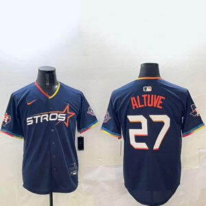 Jose Altuve City Connect Navy Jersey