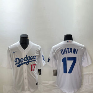 Shohei Ohtani Dodgers Alternate White Jersey