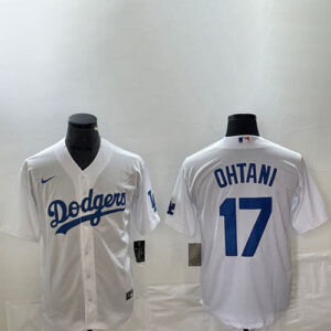 Shohei Ohtani Dodgers White Jersey