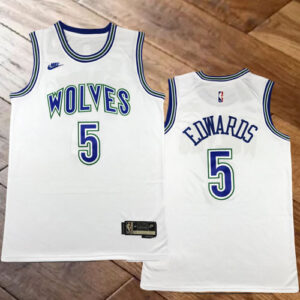 Anthony Edwards Retro White Jersey