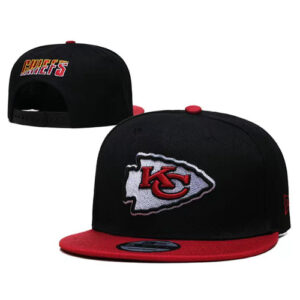Kansas City Chiefs Black Snapback Hat