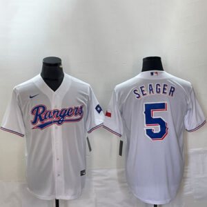 Corey Seager White Jersey