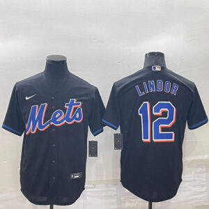 Francisco Lindor Black Jersey