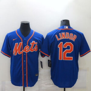 Francisco Lindor Blue Jersey