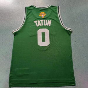 Jayson Tatum Green Finals Jersey