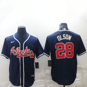 Matt Olson Blue Jersey