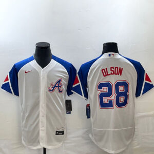 Matt Olson White City Connect Jersey