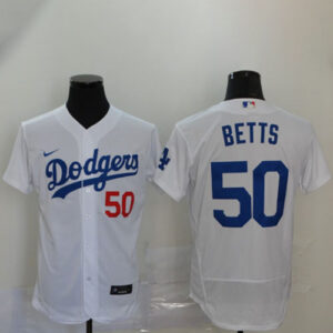 Mookie Betts White Jersey