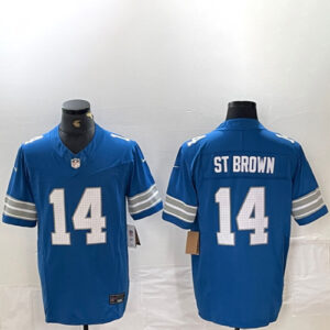 Amon Ra St Brown Alternate Blue Jersey