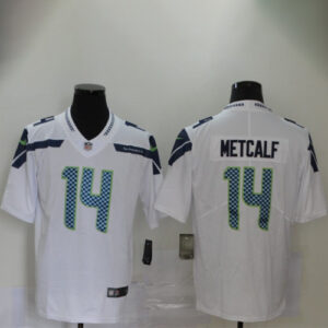 DK Metcalf White Jersey