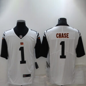 JaMarr Chase White Alternate Jersey