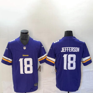 Justin Jefferson Purple Jersey
