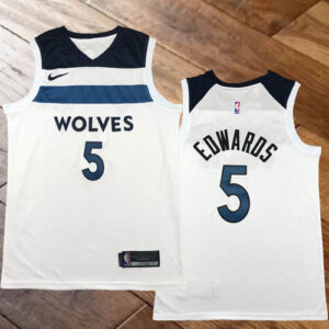 Anthony Edwards White Jersey