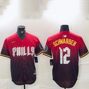 Kyle Schwarber City Connect Red Jersey
