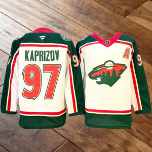 Kirill Kaprizov White Jersey