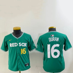 Jarren Duran Green Jersey